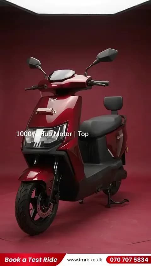 1000W Hub Motor Red Scooter